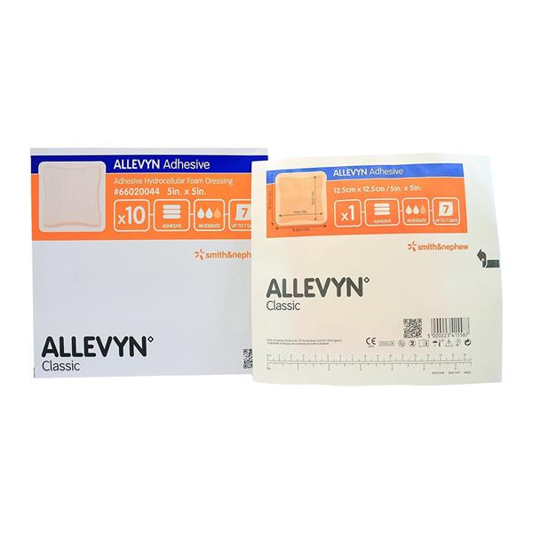 Allevyn Hydrocellular Dressing 5x5" Sterile Non-Adherent Adhesive Absorbent LF