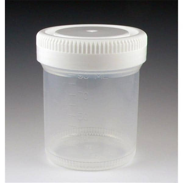 Tite-Rite Specimen Container 90mL Polypropylene Non-Sterile 300/Ca