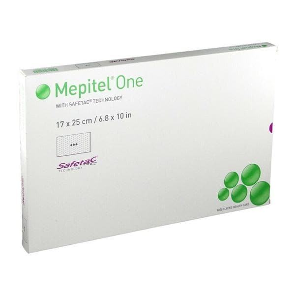 Mepitel One Slcn/PU Nt Wound Dressing 6.8x10 Strl NAdhr 1Sd Trans