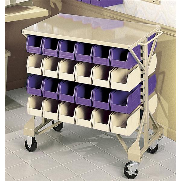 Bin Cart 38.5x36.5x24" Mobile