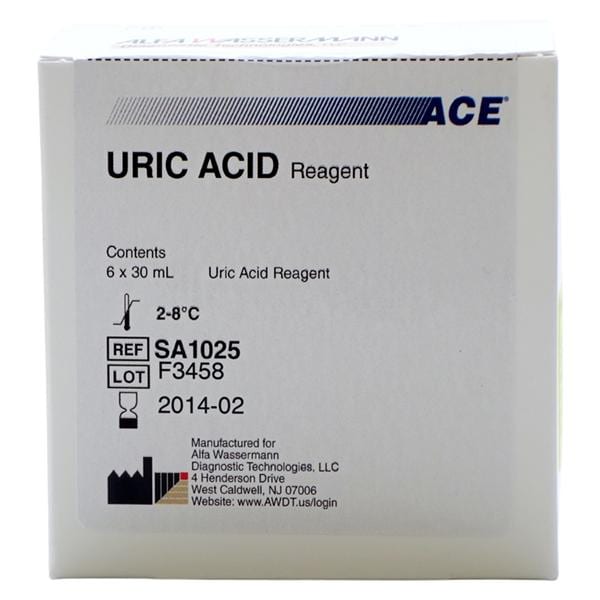 Uric Acid Reagent 6x30mL 800 Count 800/Kit