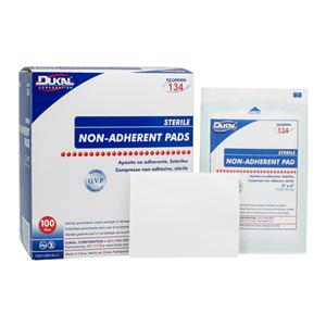 Film Pad 3x4" Sterile Non-Adherent White Absorbent LF