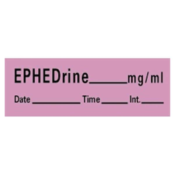 Label Ephedrine 1.5x.5 Violet 600/Rl 600/Rl