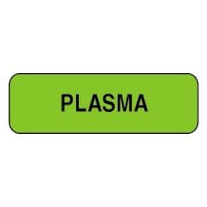 Label Plasma Adh 1-1/4x3/8" Fl Green 1000/Rl 1000/Rl