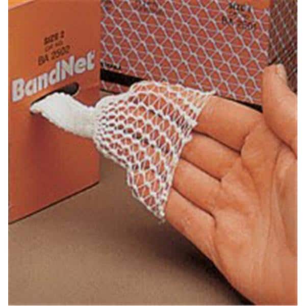 BandNet Tubular Bandage Nylon/Rubber 3x50yd White Ea