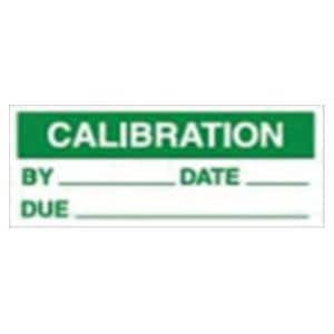 Label Cal Accuform .63x1.5" Wht/Grn 25/Pk 25/Pk