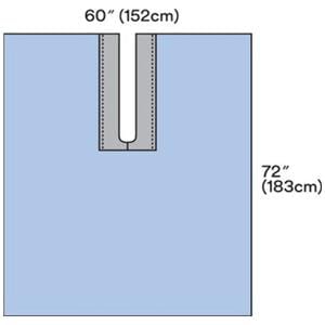 Steri-Drape 59'X72" Sterile Surgical/Neurology/Orthopedic Drape Fenestrated