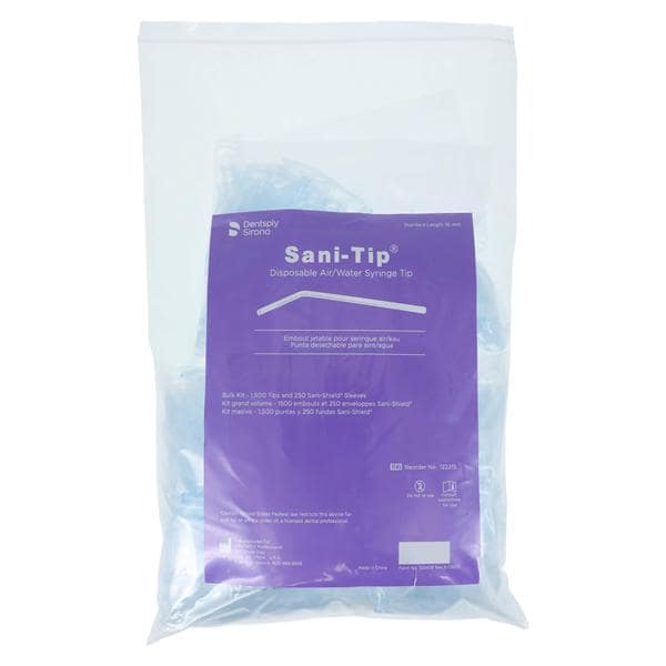 Sani-Tip Air / Water Tip Bonus Pack Refill Clear 1500/Bx