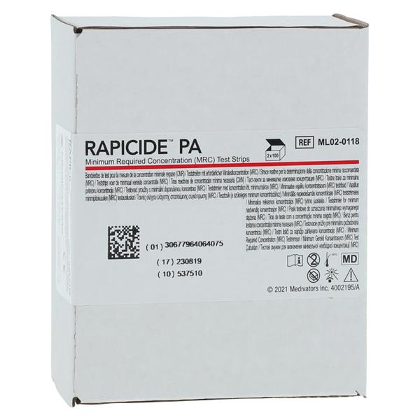 Rapicide PA Testing Strip 200/Bx