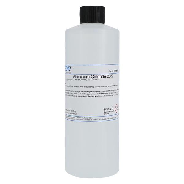 Aluminum Chloride Solution 20% 16oz Bottle Ea