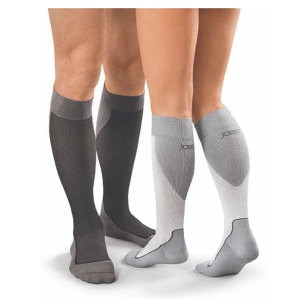 Sport Compression Socks Knee High XL Black/Gray