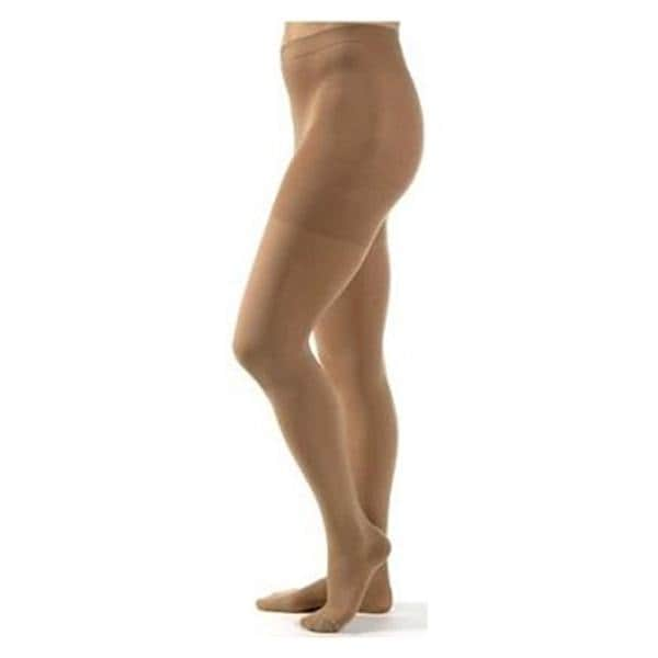 Relief Compression Pantyhose Waist High Medium Beige