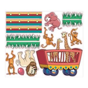 Circus Theme Wall Decal Ea