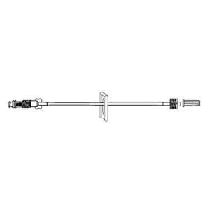 IV Extension Set 7" Injection Site 1 Male Luer Lock/1 Female Luer Lock 50/Ca