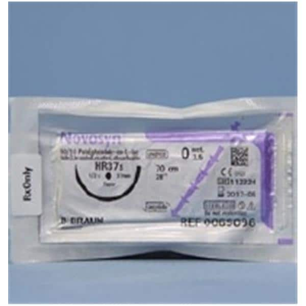 Novosyn Suture 0 27" Polymer Plyglycolic-Lactic Acid Braid HR-37S Undyed 36/Bx