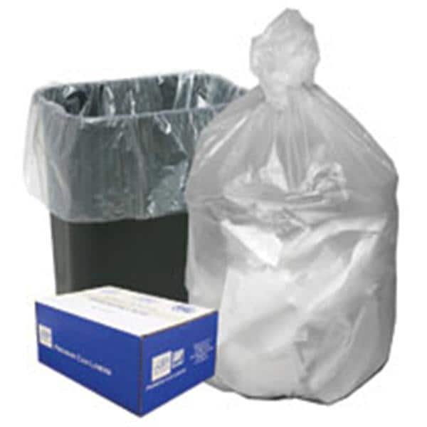 Bg Trash 16gal HDPE 8mic Ultr Pl Lt Star Sl 24x33" Clr Coreless Rl 1000/Ca