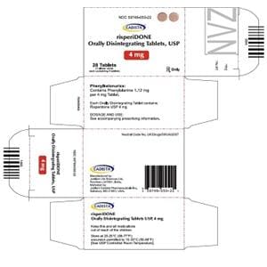 Risperidone Orally Disintegrating Tablets 4mg Unit Dose 28/Bx