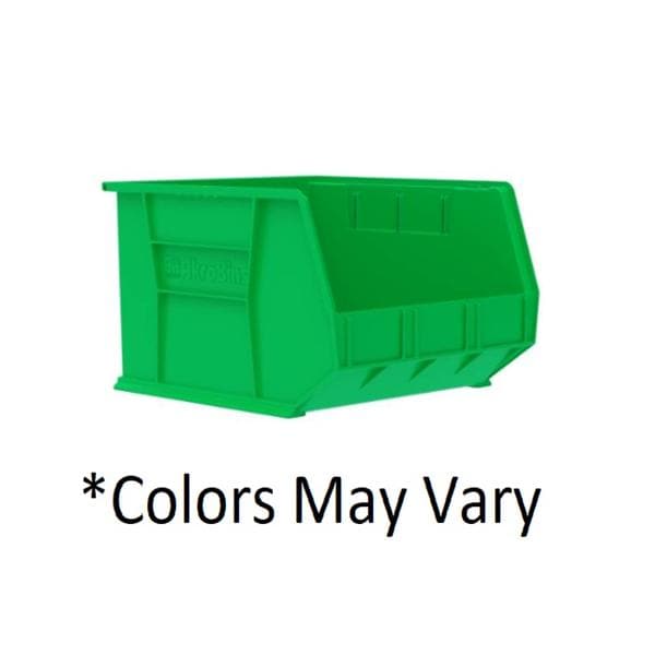 AkroBins Storage Bin Green Polymer 18x16-1/2x11" 3/Pk