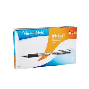 InkJoy 300 Stick Pen Medium Point 1.0 mm Black 12/Pack 12/Pk