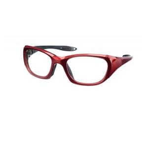 Lead Glasses Red Ultra Lightweight With Bridge Ea