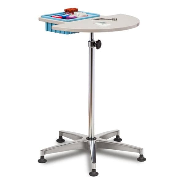 ClintonClean Phlebotomy Stand 22x30-38" Glides