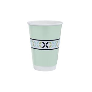 Highmark Insulated Drinking Cup Plastic White 12 oz Disposable 50/Pk