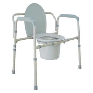 Patient Commode 650lb Capacity Tips Bariatric