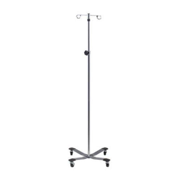 IV Pole 2 Hook Adjustable Height