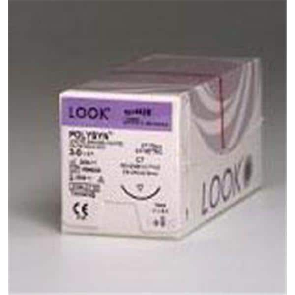 Polysyn Suture 3-0 27" Polyglycolic Acid Braid HR-22 Violet 12/Bx