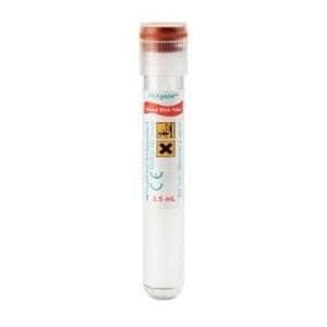 Vacutainer Venous Blood Collection Tube Clear 2.5mL Plastic 100/Ca