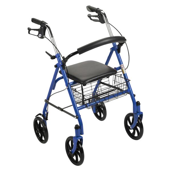 Rollator 300lb Capacity Adult 7.5" Casters