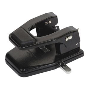 2-Hole Punch 40 Sheet Capacity 9/32 In Round Shape Black Ea