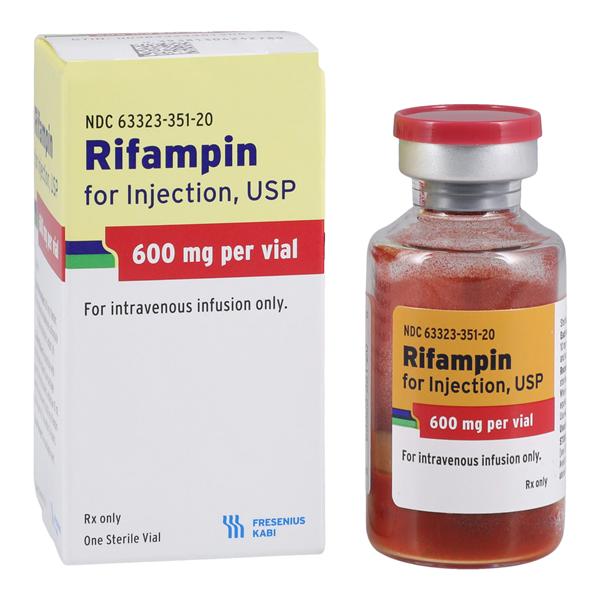 Rifampin Injection 600mg/vl Powder Vial Ea