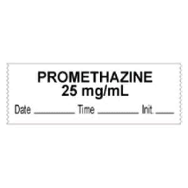 Anesthesia Tape DTI Promethazine 25mg/mL White 1/2x500" 333/Rl