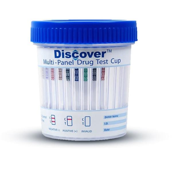 Discover Drug Screen Test Cup CLIA Waived 25/Bx