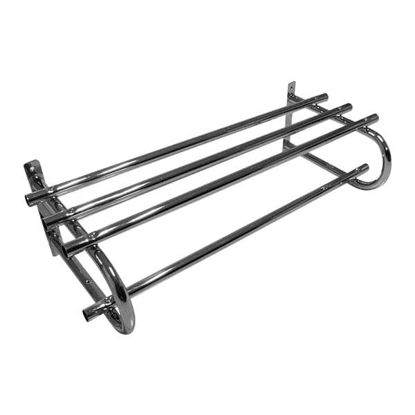 Coat Rack With Chrome Finish Ea