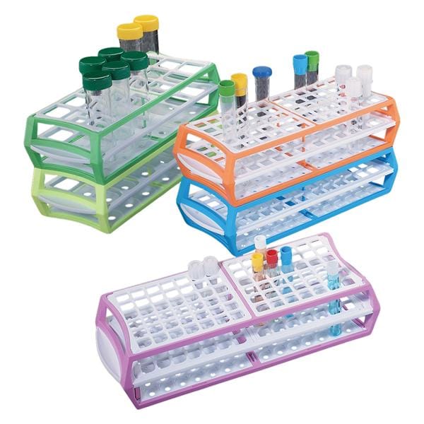 MultiRack Test Tube Rack 25-30mm 18 Place Blue 10/Ca