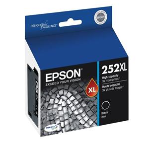 Epson DuraBrite Ultra T252XL120-S High-Yield Black Ink Cartridge Ea