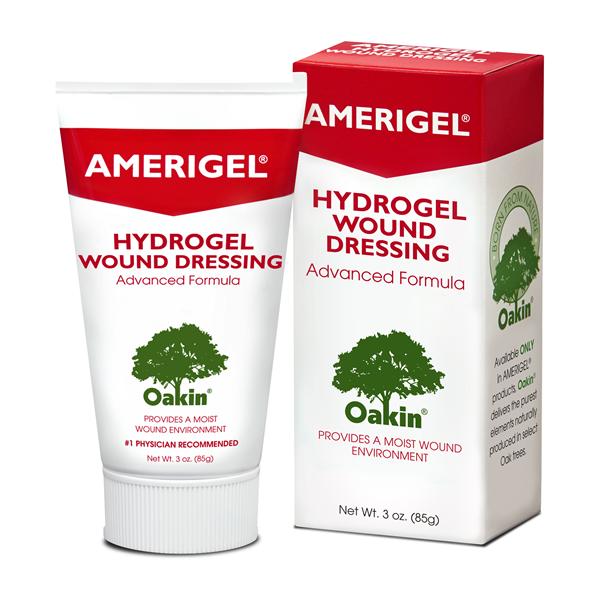 Amerigel Hydrogel Hydrogel Dressing 7x7" Non-Sterile Square Adhs 3oz Wt 12/Ca