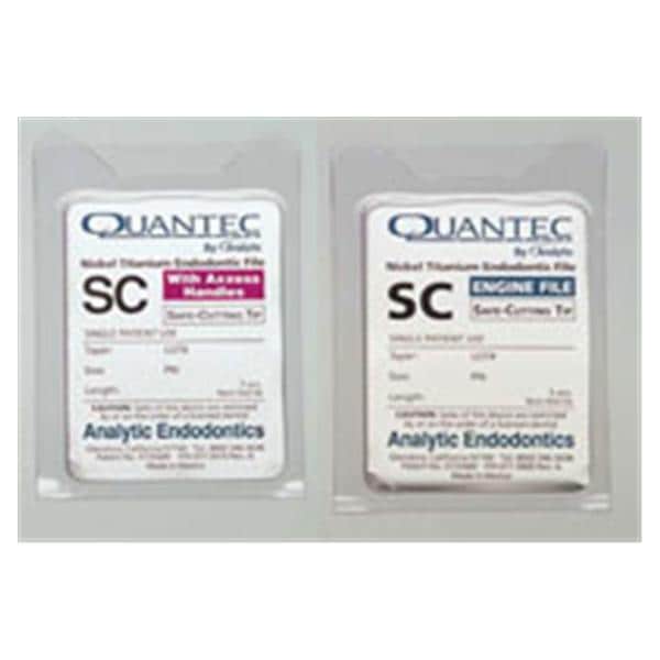 Quantec SC Axxess Rotary File 25 mm Size 15 White 0.02 5/Pk