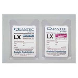 Quantec LX Axxess Rotary File 25 mm Size 60 Nickel Titanium Blue 0.02 5/Pk