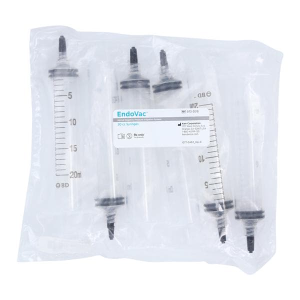 EndoVac Syringe 20 cc 6/Pk