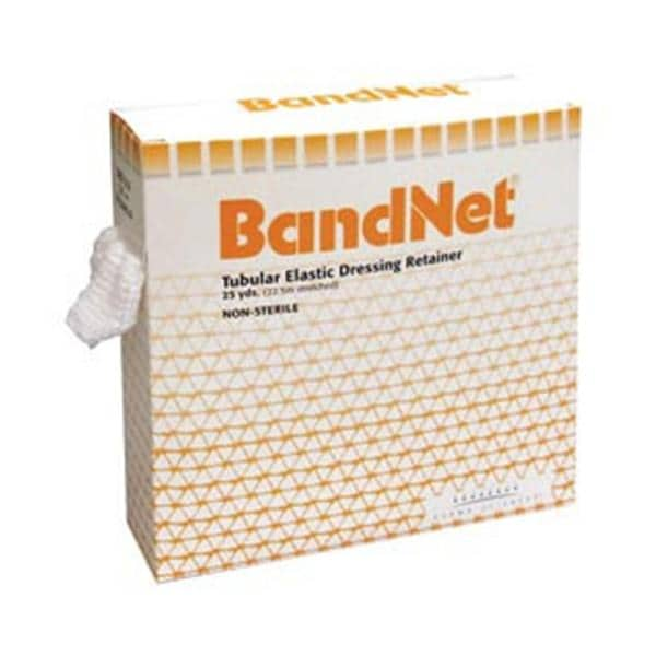 BandNet Tubular Dressing Poly-Covered Nylon/Rubber 6"x50yd White Non-Sterile Ea