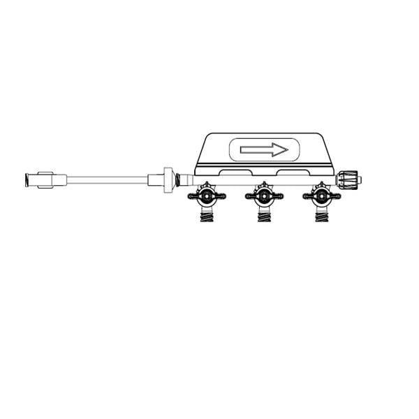 SafePort IV Extension Set 8" SPIN-LOCK Connector 50/Ca