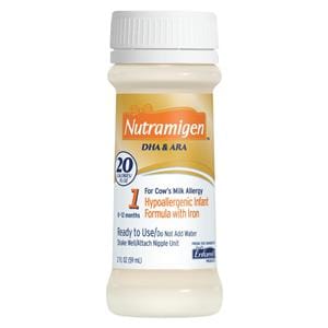 Nutramigen Infant Liquid Formula Hypoallergenic 2oz Bottle 48/Ca