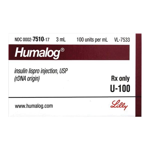 Humalog Injection 100U/mL MDV 3ml/Vl