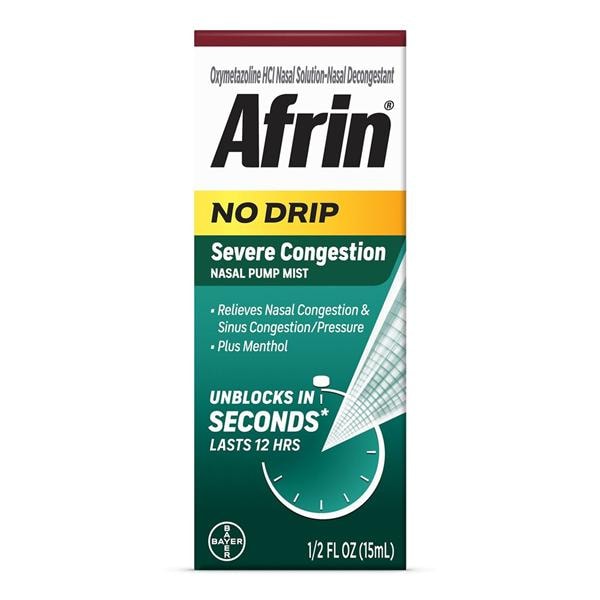 Afrin Severe Congestion Nasal Decongestant Mist Spray 0.05% 15ml/Bt