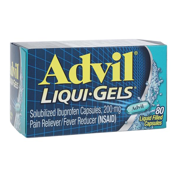 Advil NSAID Liquid Gel Capsules 200mg 80/Bt