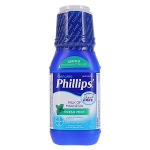 Phillips Milk of Magnesia Stool Softener Liquid Mint 12oz/Bt