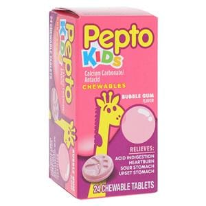 Pepto-Bismol Children Chewable Tablets 400mg Bubble Gum 24/Bt